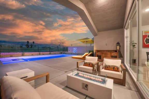 Serene Poolside Retreat | Sunset View & Patio Life