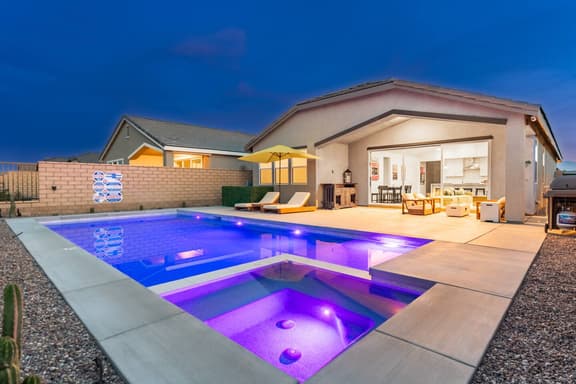 Serene Poolside Retreat | Sunset View & Patio Life